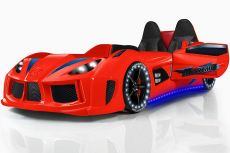 Детская кровать машина MUSVENUS AUDI red 190х90 см